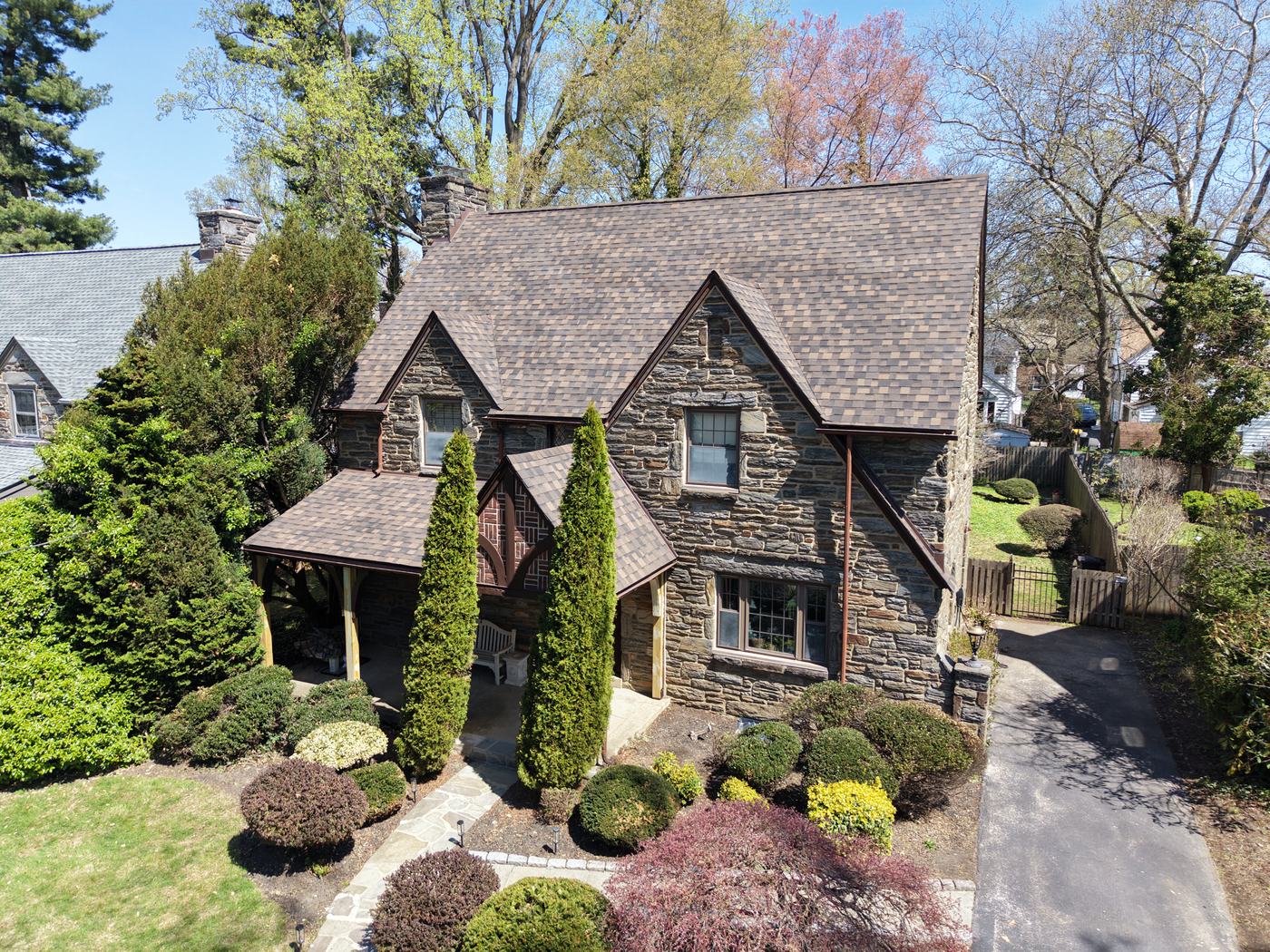 Sitka Roofing aerial project photo — South Jersey